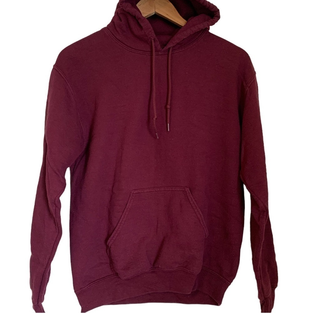 Gildan heavy blend sweatshirt hoodie size small good condition Wind color